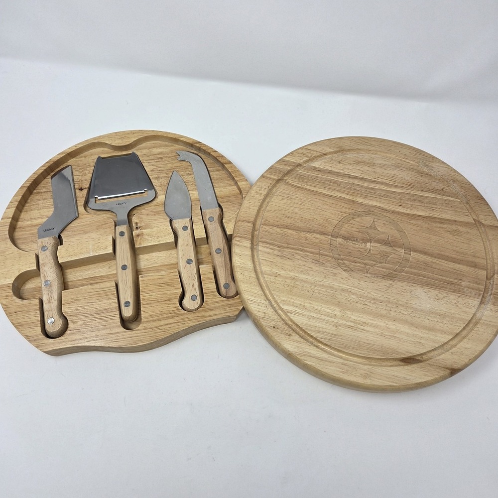 Pittsburgh Steelers - Brie Cheese Cutting Board &‎ Tools Set